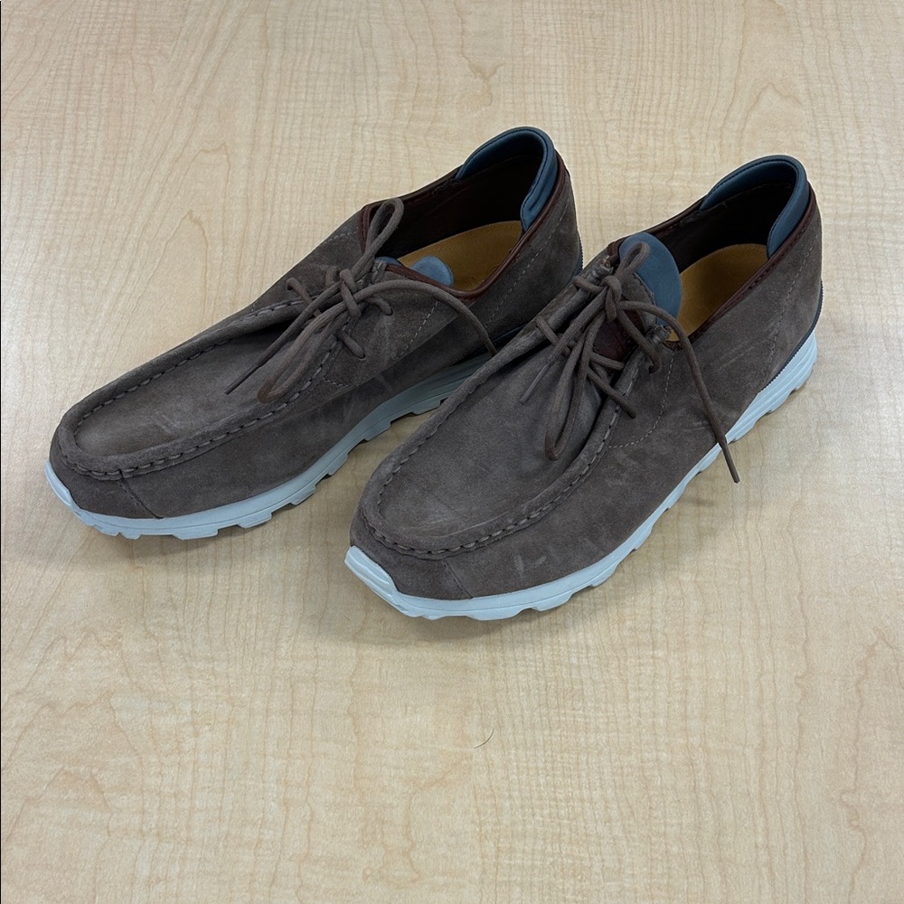 Clae Hopper Suede Mens Moc Toe Casual Sneakers Size 11